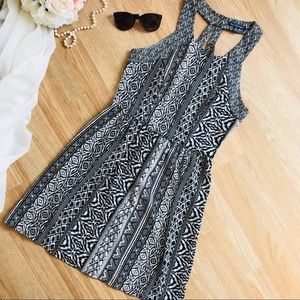American eagle outfitters - black & white dress